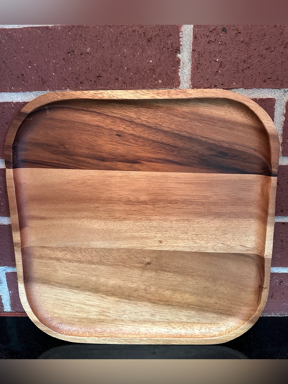 Dash of That Acacia Wood Serving Platter 12X12